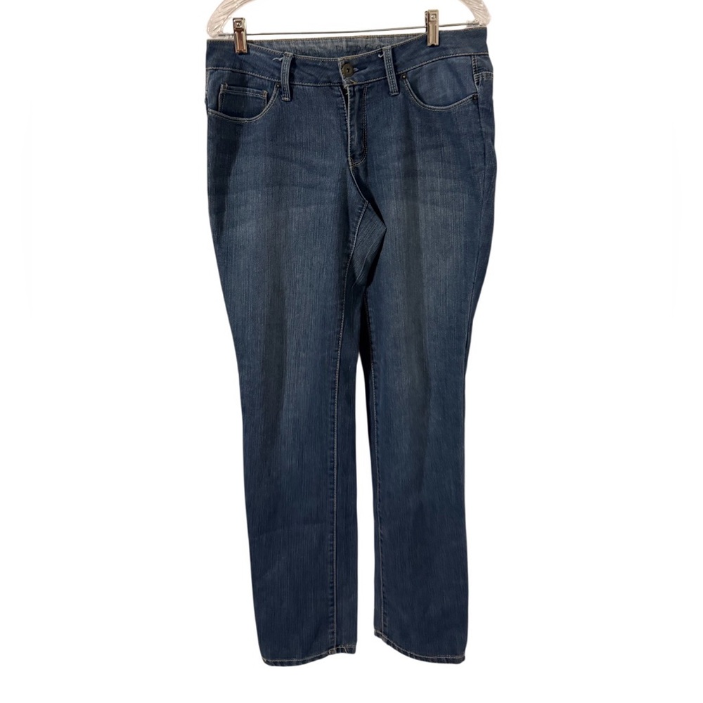 Classic Women's Dark Blue Straight-Leg Jeans